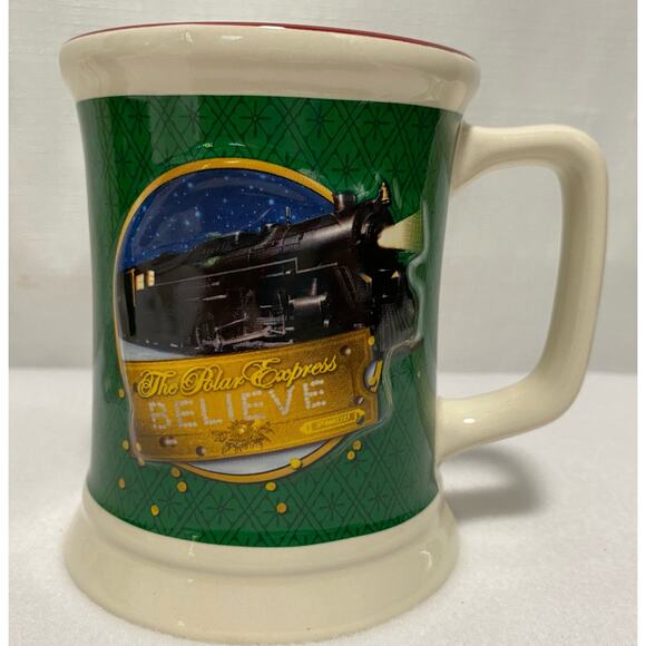 Warner Brothers Set of 2 Polar Express Cocoa Mugs - Picture 3 of 7